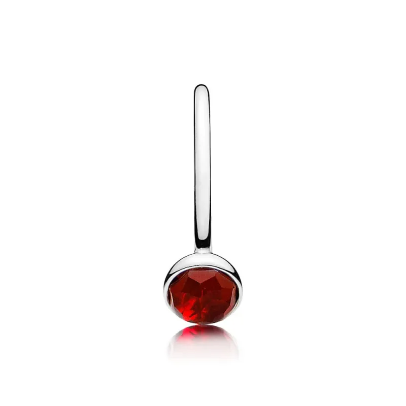 (imagine pentru) Pandantiv PANDORA, Iulie droplet Birthstone din argint - Vizualizare 4