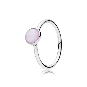(imagine pentru) Pandantiv PANDORA, Octombrie Dropple Crystal Opalescent din argi