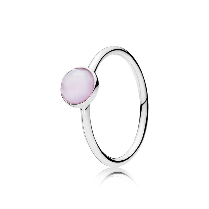 (imagine pentru) Pandantiv PANDORA, Octombrie Dropple Crystal Opalescent din argi