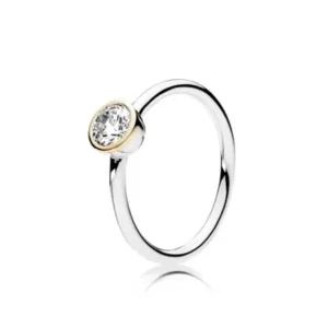 (imagine pentru) Pandantiv PANDORA, Petit Cerc din argint, aur 14k