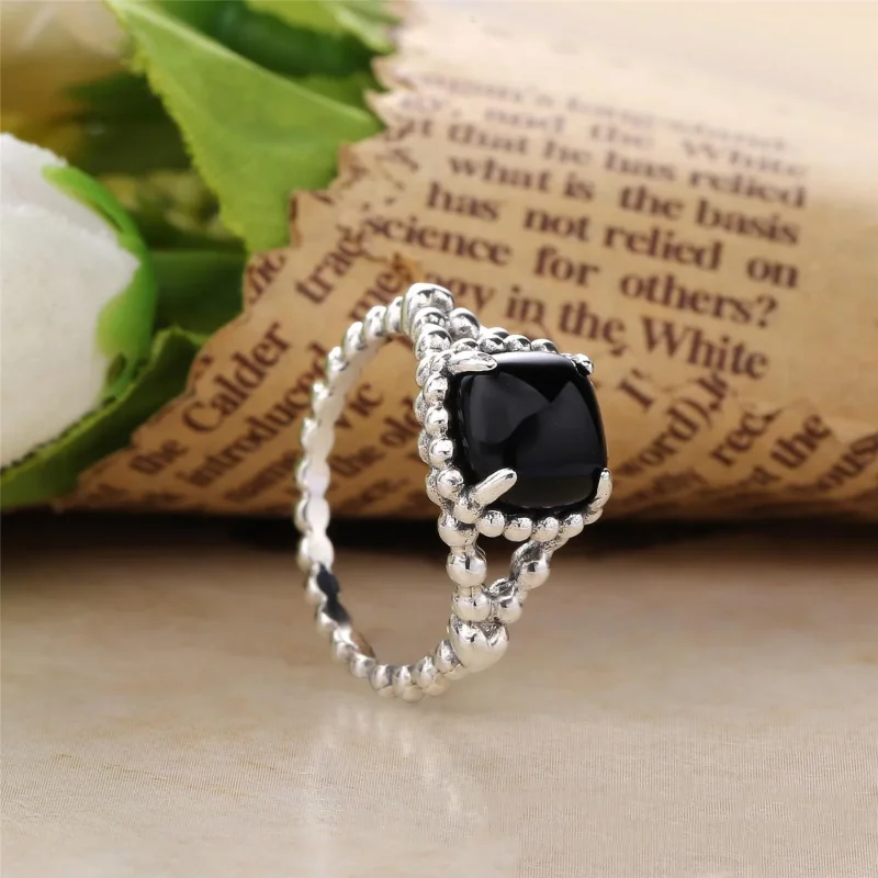 (imagine pentru) Spirit vibrant, negru - 197188NCK - Inele PANDORA - Vizualizare 2