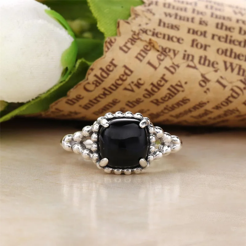 (imagine pentru) Spirit vibrant, negru - 197188NCK - Inele PANDORA - Vizualizare 3