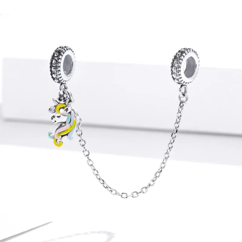 (imagine pentru) Lanț de siguranță Pandora Style Silver Colorful Pony - SCC1571 - Vizualizare 2