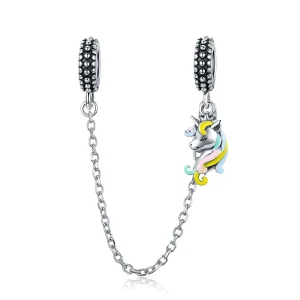 (imagine pentru) Lanț de siguranță Pandora Style Silver Colorful Pony - SCC1571