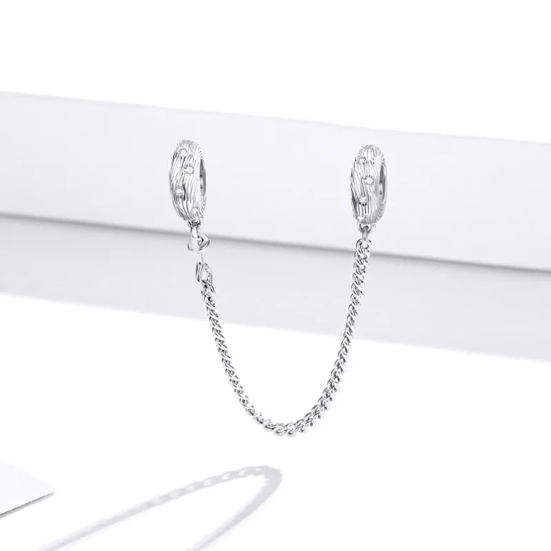 (imagine pentru) Lanț de siguranță Pandora Style Silver Water Wave - SCC1577 - Vizualizare 2