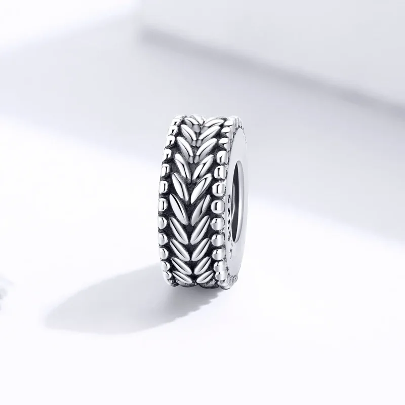 (imagine pentru) Pandora Style Charm Separator cu Spice de Grâu din Argint - SCC1452 - Vizualizare 2
