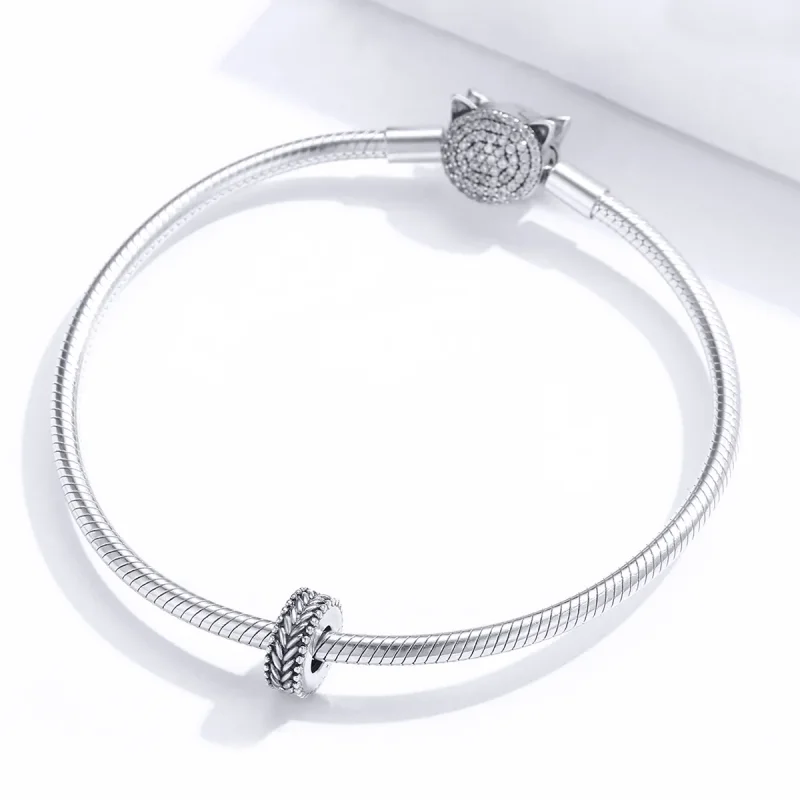 (imagine pentru) Pandora Style Charm Separator cu Spice de Grâu din Argint - SCC1452 - Vizualizare 3