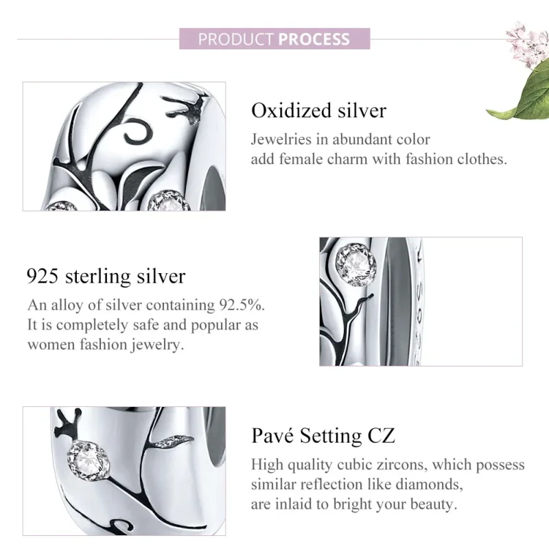 (imagine pentru) Pandora Style Inel de Argint cu Model Clasic - SCC1559 - Vizualizare 8