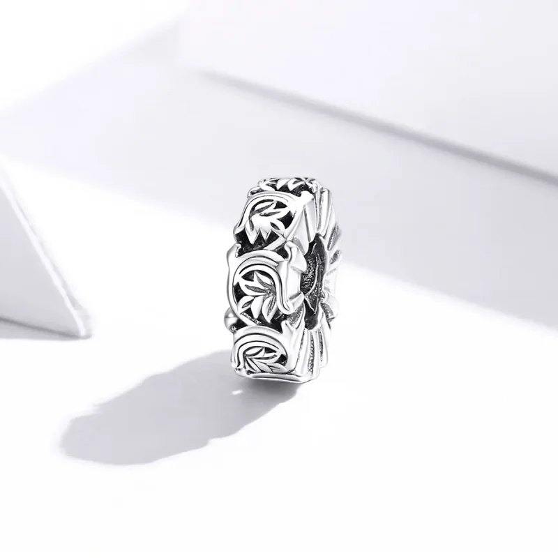 (imagine pentru) Pandora Style Charm Spacer Vii de Argint Vechi - SCC1601 - Vizualizare 2