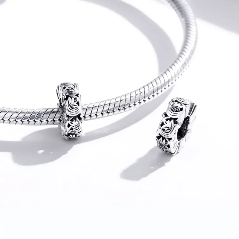 (imagine pentru) Pandora Style Charm Spacer Vii de Argint Vechi - SCC1601 - Vizualizare 4