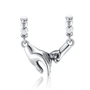 (imagine pentru) Pandora Style Mână în Mână Spacer Charm din Argint - SCC1700