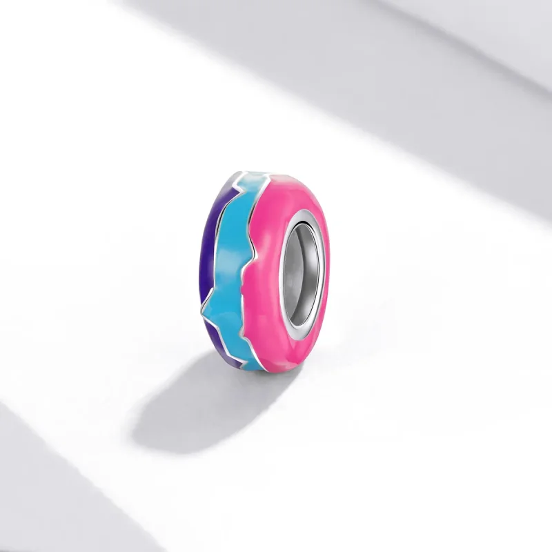 (imagine pentru) Pandora Style Silver Cyberpunk - Mărgele Strălucitoare Charm Separator - SCC1843 - Vizualizare 2