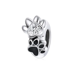 (imagine pentru) Pandora Style Charm de Separare Argintiu cu Detaș de Lăbușă Adorabil - SCC1846