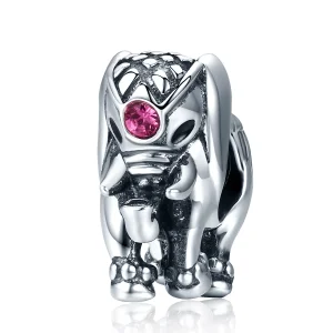 (imagine pentru) Pandora Style Charm Spacer de Argint cu un Pui de Elefant Drăguț - SCC321