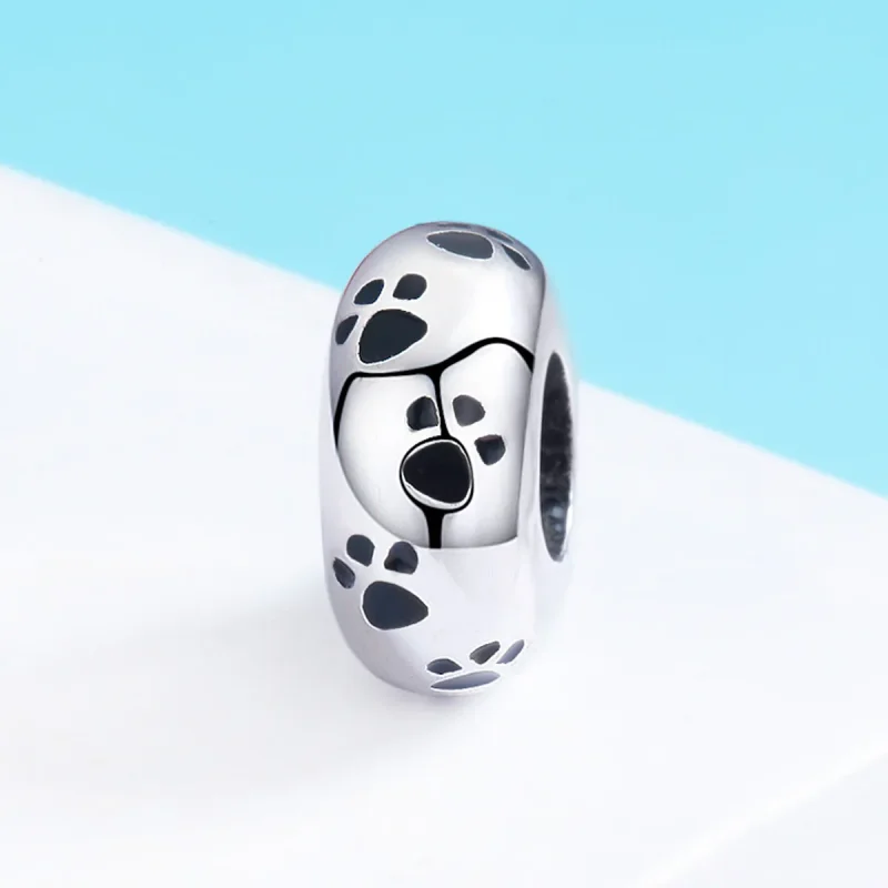 (imagine pentru) Pandora Style Charm de Argint cu Amprentă de Animal de Companie - SCC594 - Vizualizare 3