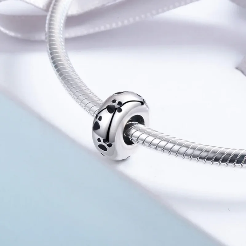(imagine pentru) Pandora Style Charm de Argint cu Amprentă de Animal de Companie - SCC594 - Vizualizare 4