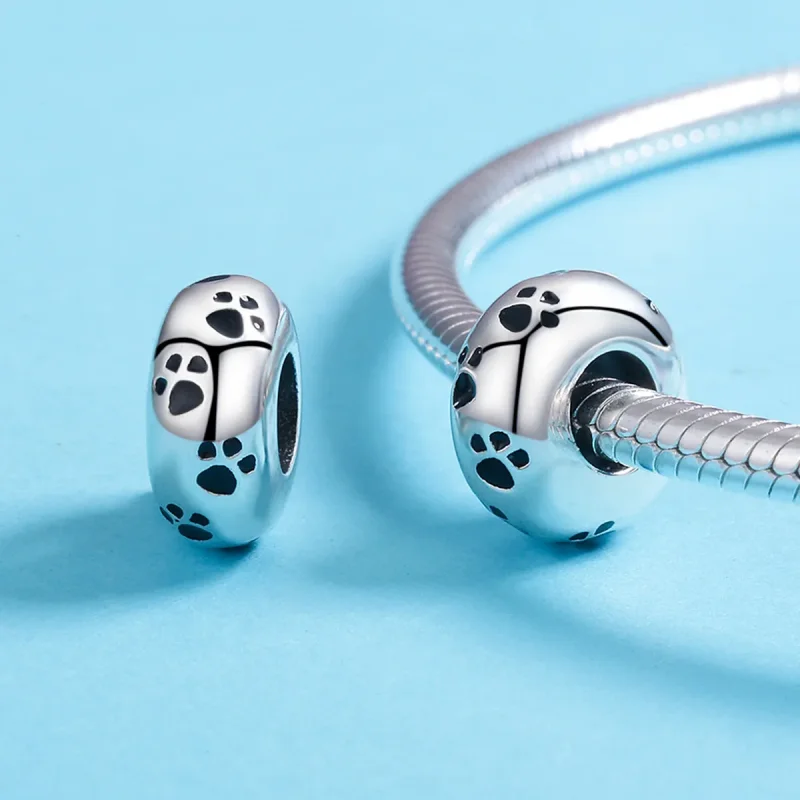 (imagine pentru) Pandora Style Charm de Argint cu Amprentă de Animal de Companie - SCC594 - Vizualizare 5
