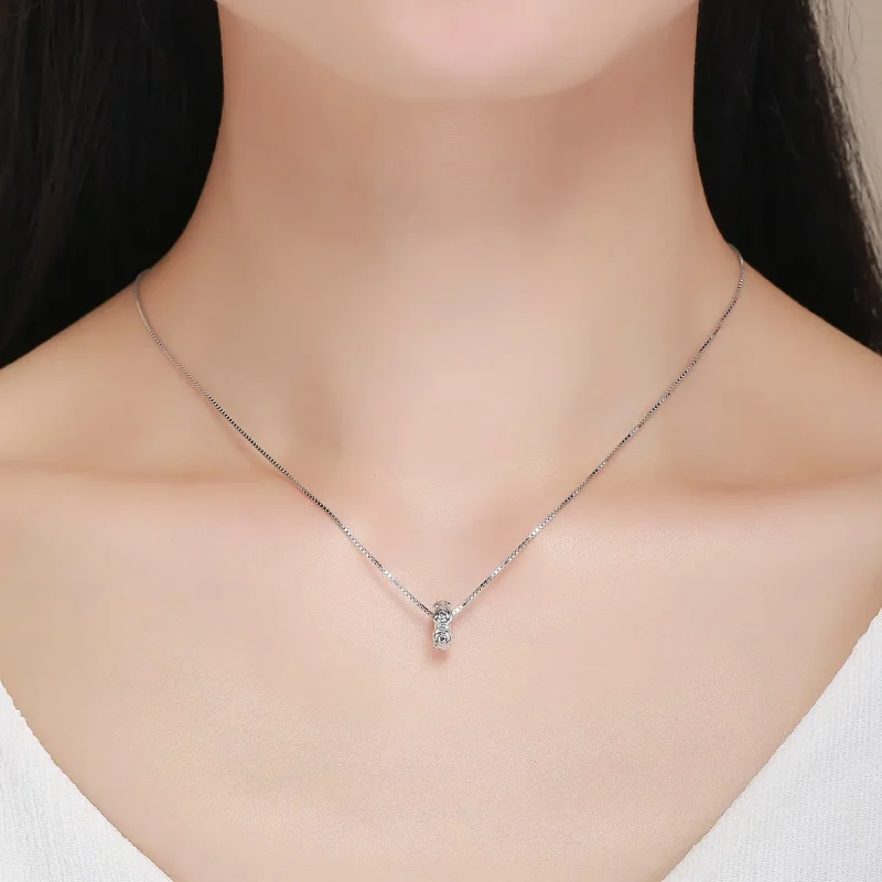 (imagine pentru) Pandora Style Inel de Trandafiri Argintiu Charm Separator - SCC596 - Vizualizare 6