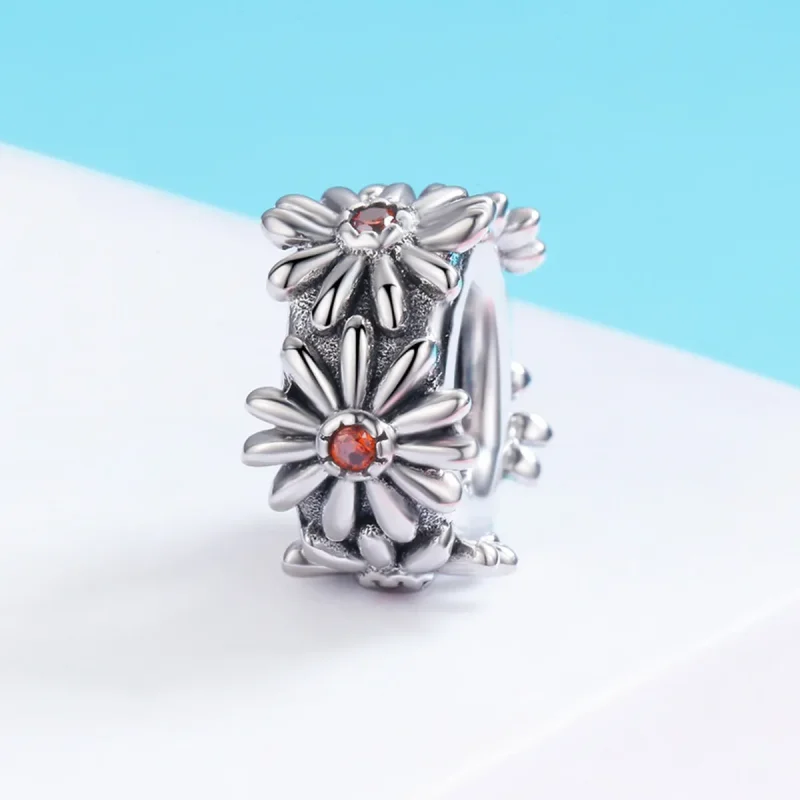 (imagine pentru) Pandora Style Inel de Margarete Spacer Charm - SCC598 - Vizualizare 3