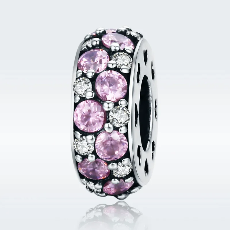 (imagine pentru) Pandora Style Inimă de Argint Charm Separator - SCC635 - Vizualizare 2