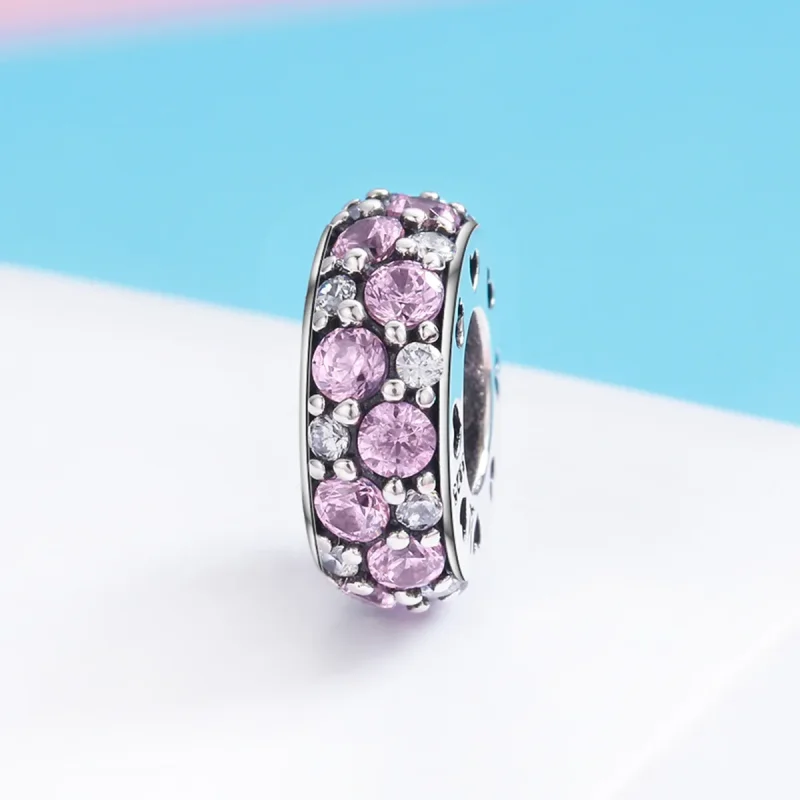 (imagine pentru) Pandora Style Inimă de Argint Charm Separator - SCC635 - Vizualizare 7