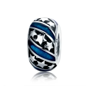 (imagine pentru) Pandora Style Argint The Shining Star River Spacer Charm - SCC636