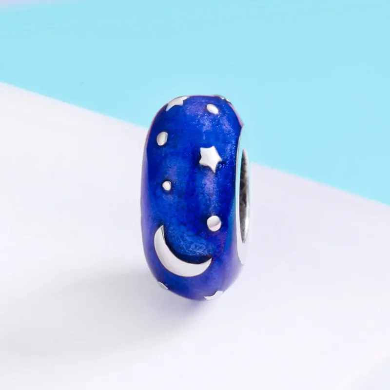 (imagine pentru) Talisman de tip distanțier Tip Pandora cu Cer înstelat din argint - SCC599 - Vizualizare 3