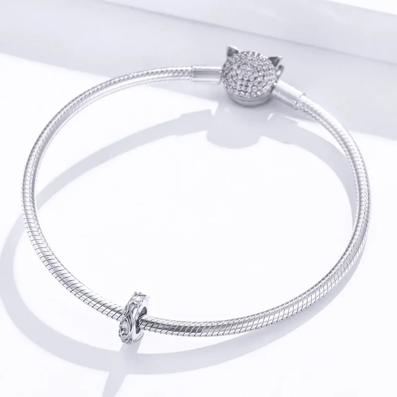 (imagine pentru) Talisman de tip distanțier Tip Pandora cu Frunza de viță de vie din argint - BSC - Vizualizare 3