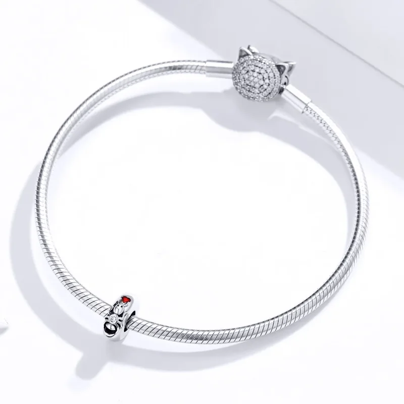 (imagine pentru) Talisman de tip distanțier Tip Pandora cu Furnică din argint - SCC1482 - Vizualizare 3