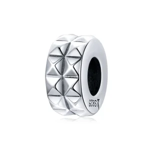 (imagine pentru) Talisman de tip distanțier Tip Pandora cu Geometrie din argint - SCC1789