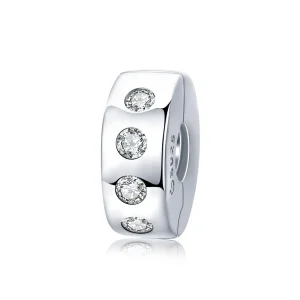 (imagine pentru) Talisman de tip distanțier Tip Pandora cu Zirconiu din argint - BSC165