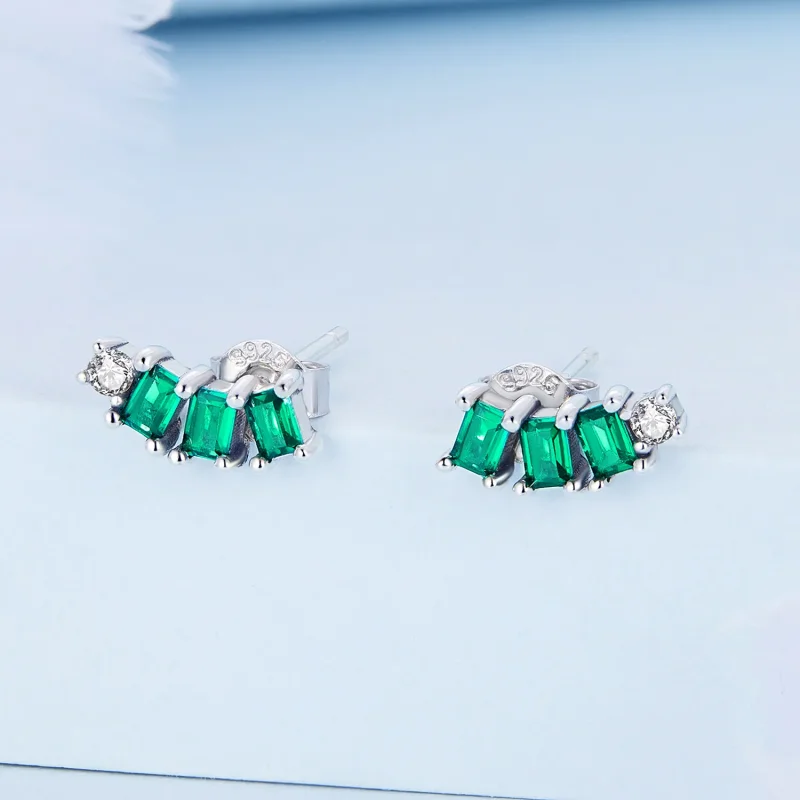 (imagine pentru) Bijuterii cercei cu mărgele în stilul Pandora Mosaic Gems - BSE704 - Vizualizare 2