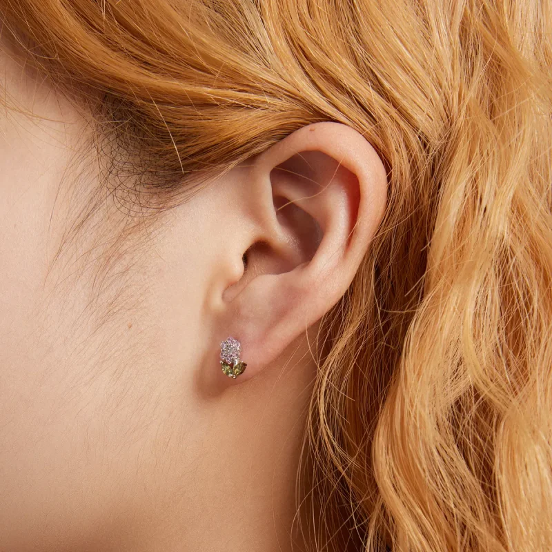 (imagine pentru) Bijuterii cu șuruburi cu flori delicate în stil Pandora - BSE592-PK - Vizualizare 4