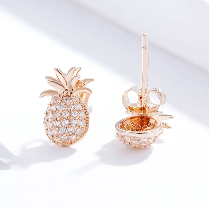 (imagine pentru) Cercei cu șurub în stilul Pandora, în formă de ananas - SCE803 - Vizualizare 4