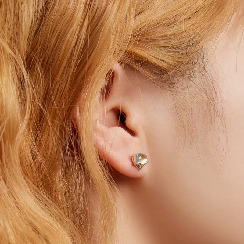 (imagine pentru) Cercei Pandora stil Moonstone vulpe - SCE1386 - Vizualizare 6