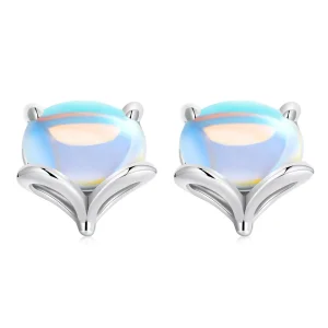 (imagine pentru) Cercei Pandora stil Moonstone vulpe - SCE1386