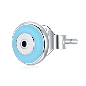 (imagine pentru) Cercei Pandora Style cu model de ochi protector - SCE1207-LB