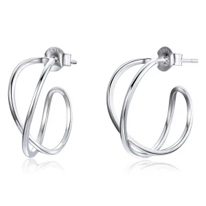 (imagine pentru) Cercei Pandora Style Intertwined Love Stud - SCE1195