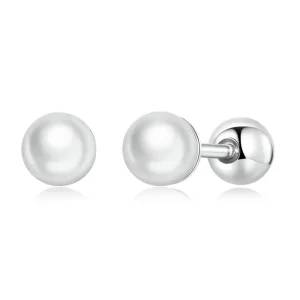 (imagine pentru) Cercei tip Pandora cu perle - BSE630-AL