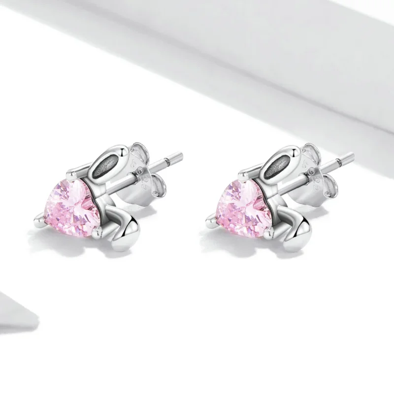 (imagine pentru) Cercei tip Pandora Love Rabbit Ears - SCE1365 - Vizualizare 2