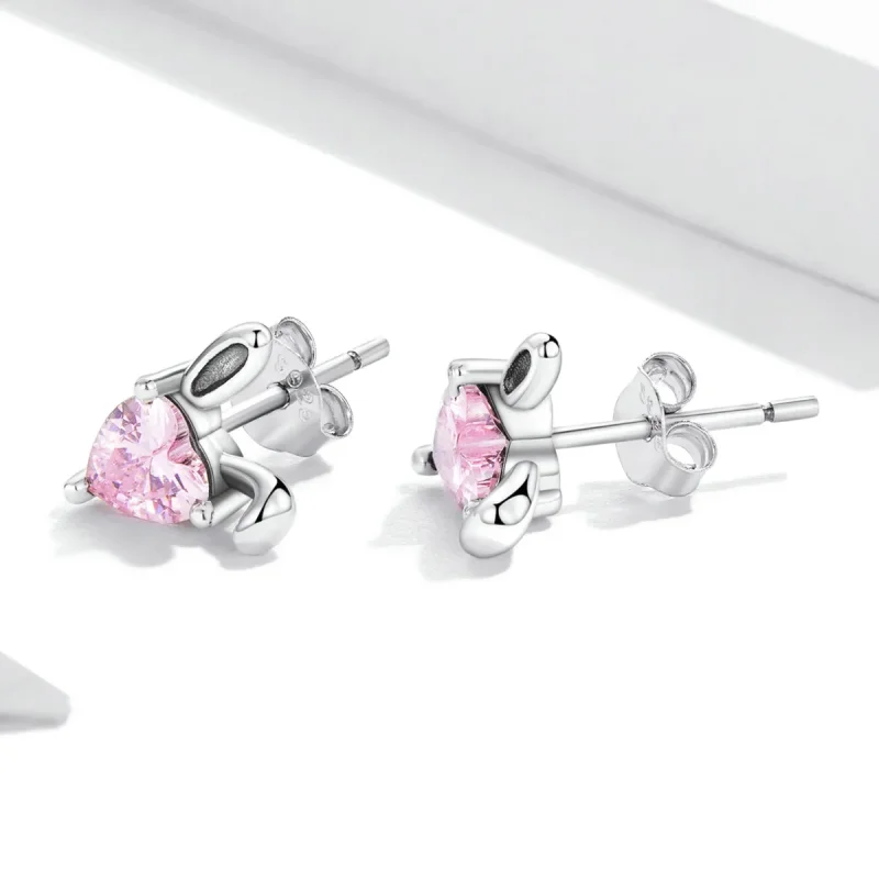 (imagine pentru) Cercei tip Pandora Love Rabbit Ears - SCE1365 - Vizualizare 3