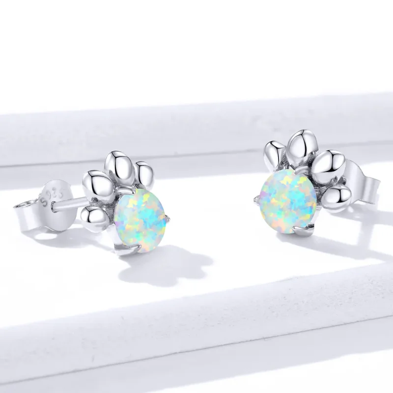 (imagine pentru) Cercei tip Pandora Opal Pet Seal - BSE346 - Vizualizare 4