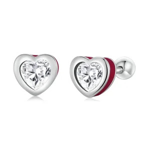 (imagine pentru) Pandora Stil Simplice Cercei cu Șurub Love - SCE1352-VT