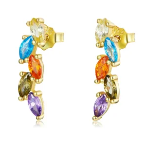 (imagine pentru) Pandora Stil Zirconiu Colorat - Cercei Stud Olive - SCE1210