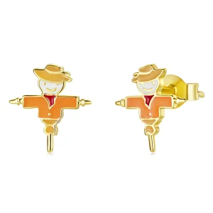 (imagine pentru) Pandora Style Autumn - Scarecrow Stud Earrings - SCE1243