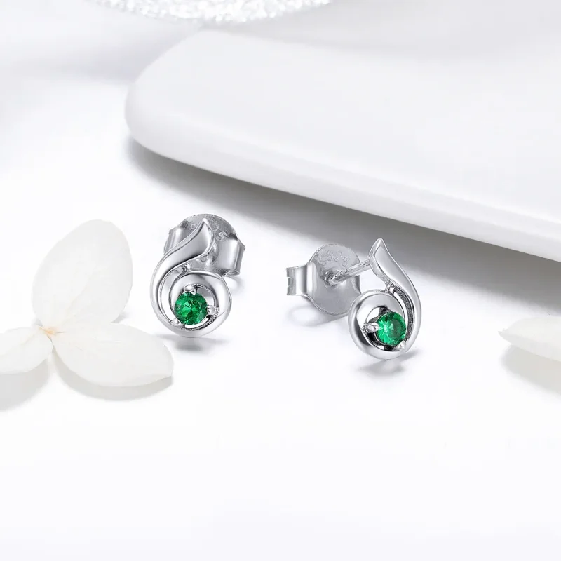 (imagine pentru) Pandora Style Dancing Melody Stud Earrings - BSE010 - Vizualizare 2
