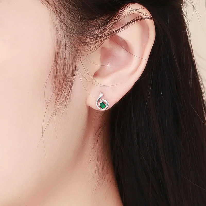 (imagine pentru) Pandora Style Dancing Melody Stud Earrings - BSE010 - Vizualizare 5
