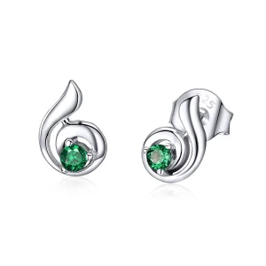 (imagine pentru) Pandora Style Dancing Melody Stud Earrings - BSE010