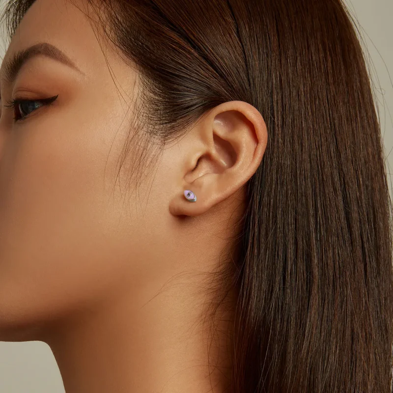 (imagine pentru) Pandora Style Devil Eye Stud Earrings - SCE1367 - Vizualizare 5