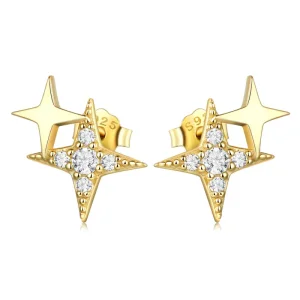 (imagine pentru) Pandora Style Light Star Stud Earrings - BSE633